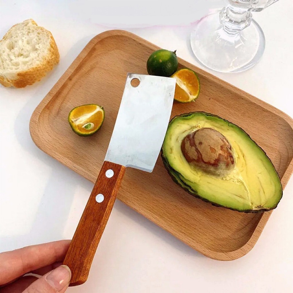 มีดอีโต้เล็ก mini ด้ามไม้ มีดบังตอจิ๋ว  mini kitchen knife
