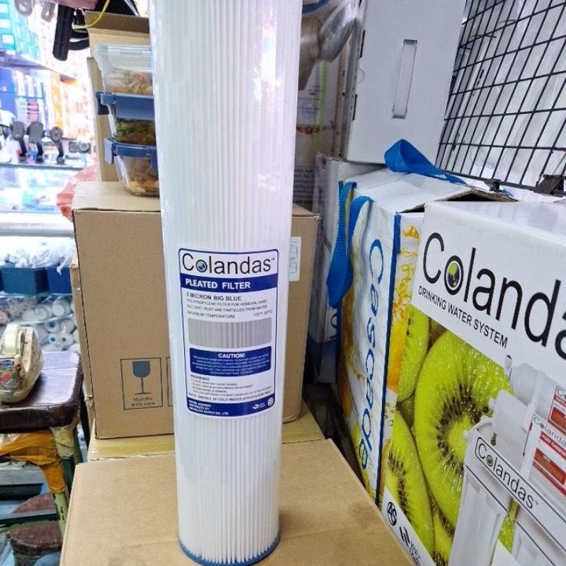 ไส้กรองน้ำแบบจีบบิกบูล20"BB Colandas กรองตะกรอง ฝุ่นได้