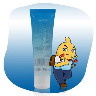 Lovcae Water Base เจลหล่อลื่นสูตรน้ำ เนื้อเจลใส สูตรเข้มข้น แห้งช้า บรรจุ 1 ชิ้น (ขนาด 60 ml.)