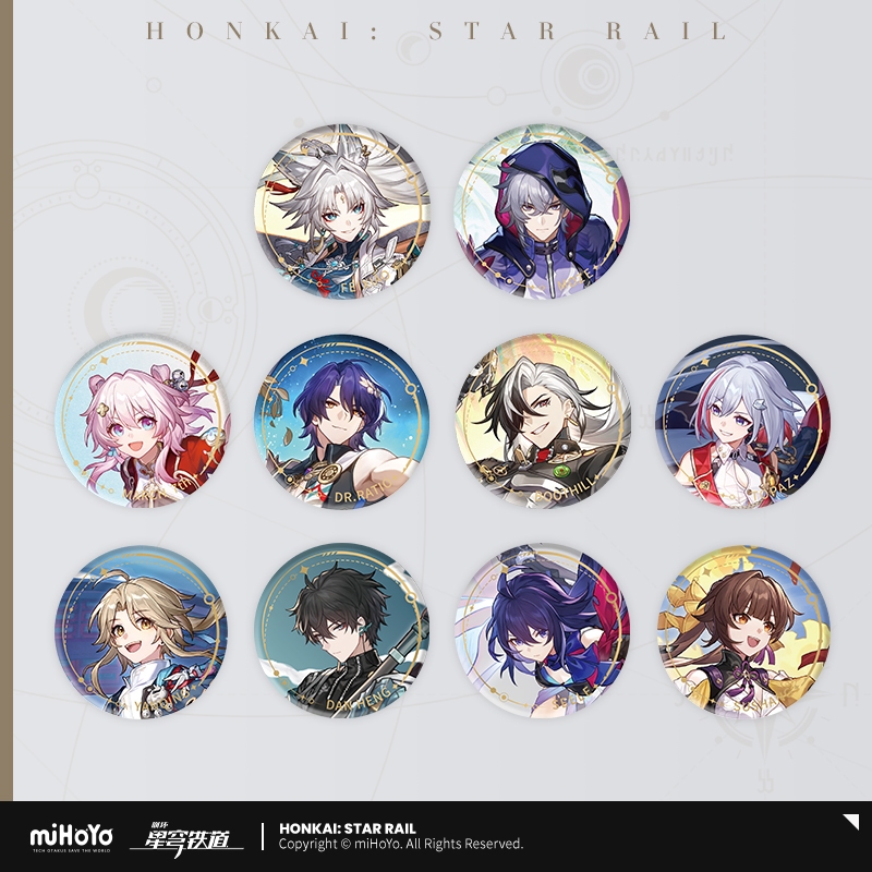 [ พร้อมส่ง / Official ] Honkai Star Rail Badge - Hunt path ฮงไค สตาร์เรล เข็มกลัด ตัวละคร path ล่าสั