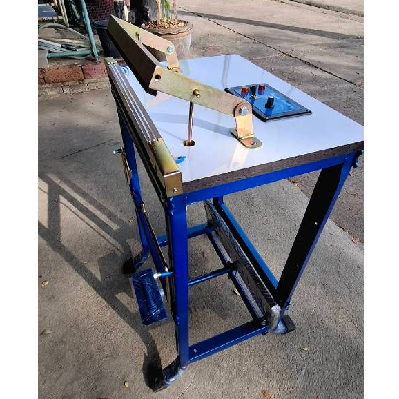 💥แท้ ส่งด่วน💥 เครื่องซีลเท้าเหยียบ สีเมทัลลิก ขนาด 13/18/24 นิ้ว ที่ซีนถุง โต๊ะซีล เครื่องรีดโต๊ะ เครื่องซีล แพ็คถุง ซีน - รูปที่ 7