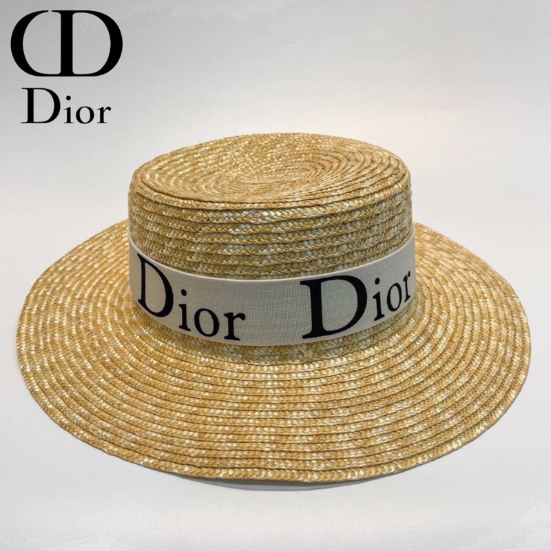 หมวกสาน Christian Dior D-Bobby Large Brim Hat