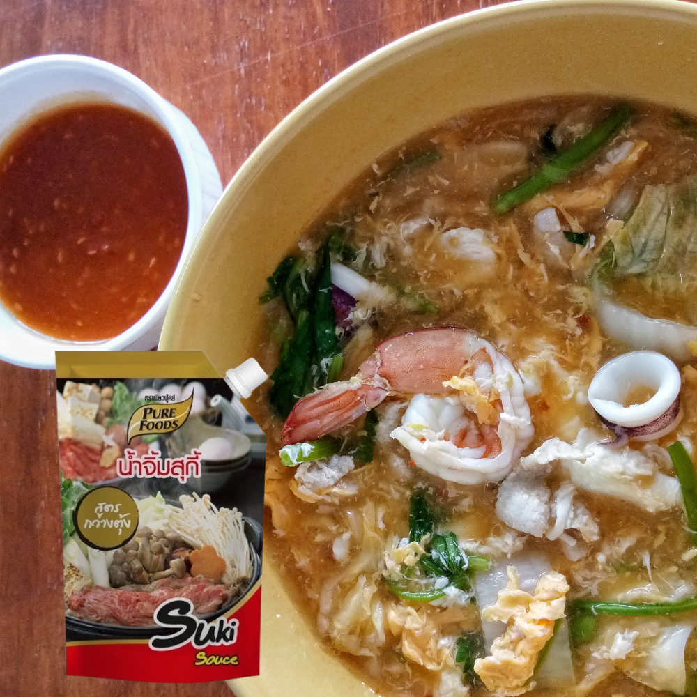 น้ำจิ้มสุกี้ สูตรกวางตุ้ง 500 กรัม น้ำจิ้มสุกียากี้ น้ำจิ้ม สุกียากี้ Sukiyaki sauce sukishabu สุกี้ - รูปที่ 2