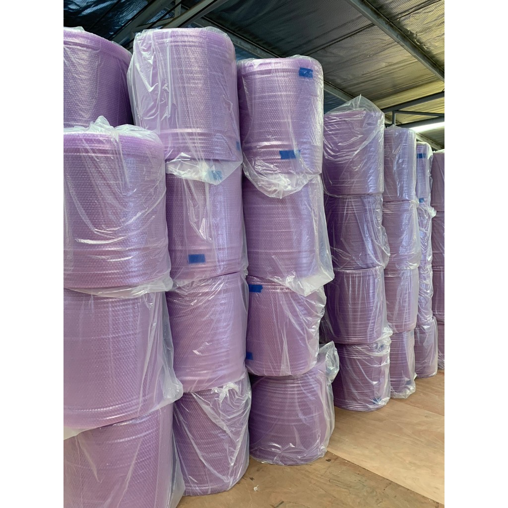 แอร์บับเบิลกันกระแทก65*100เมตร สีม่วง 40แกรม จัดส่งในระบบ shopee เร็วทันใจ - รูปที่ 2