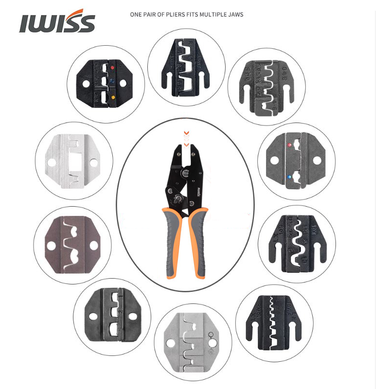 หัวคีมย้ำหางปลา อะไหล่หัวคีมย้ำ JAW IWISS ซีรีส์ IWS HS