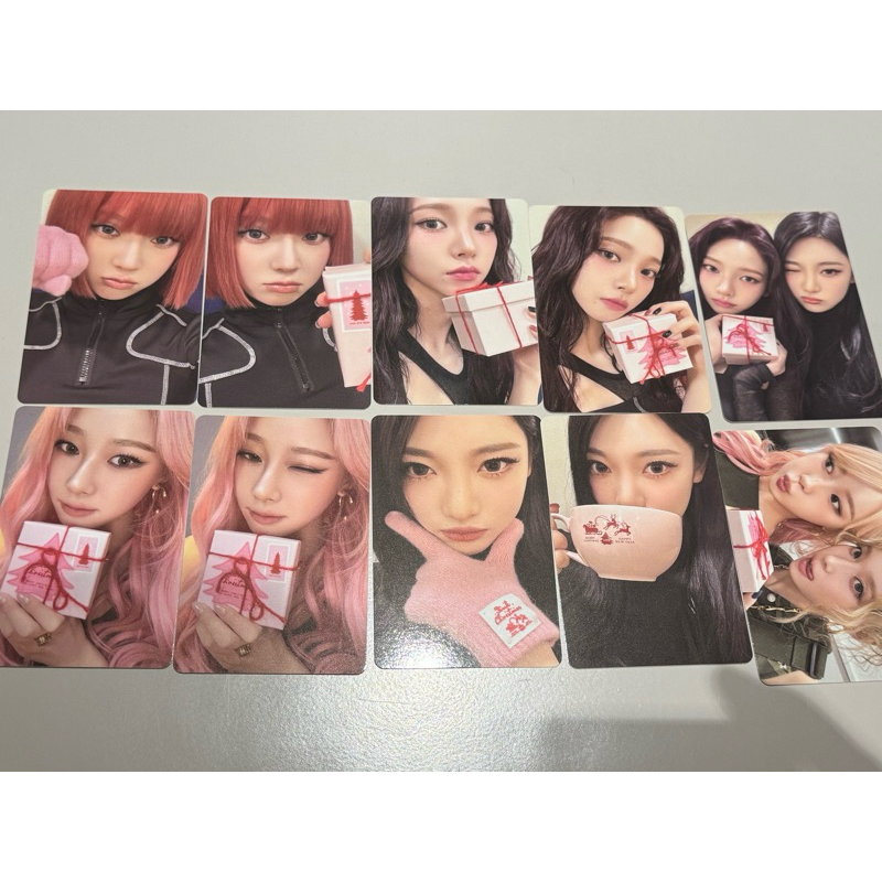 พร้อมส่ง เทรดดิ้งการ์ด Pink christmas AESPA ขอคนไม่ซีเรียสตำหนิ