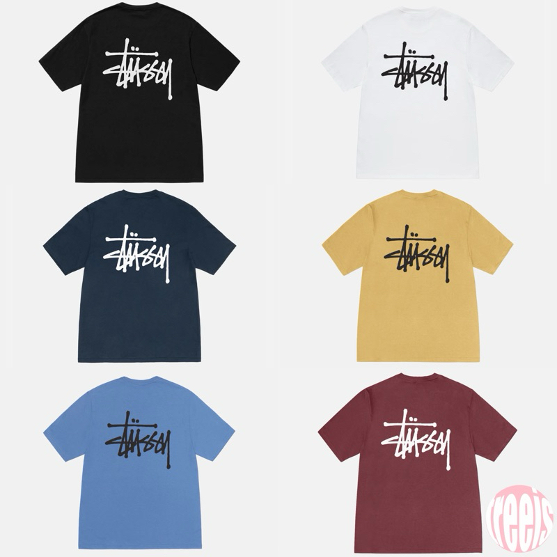 [ลด 30% ทักแชท] เสื้อยืด Stussy Basic Tee US (ของแท้ 100%)