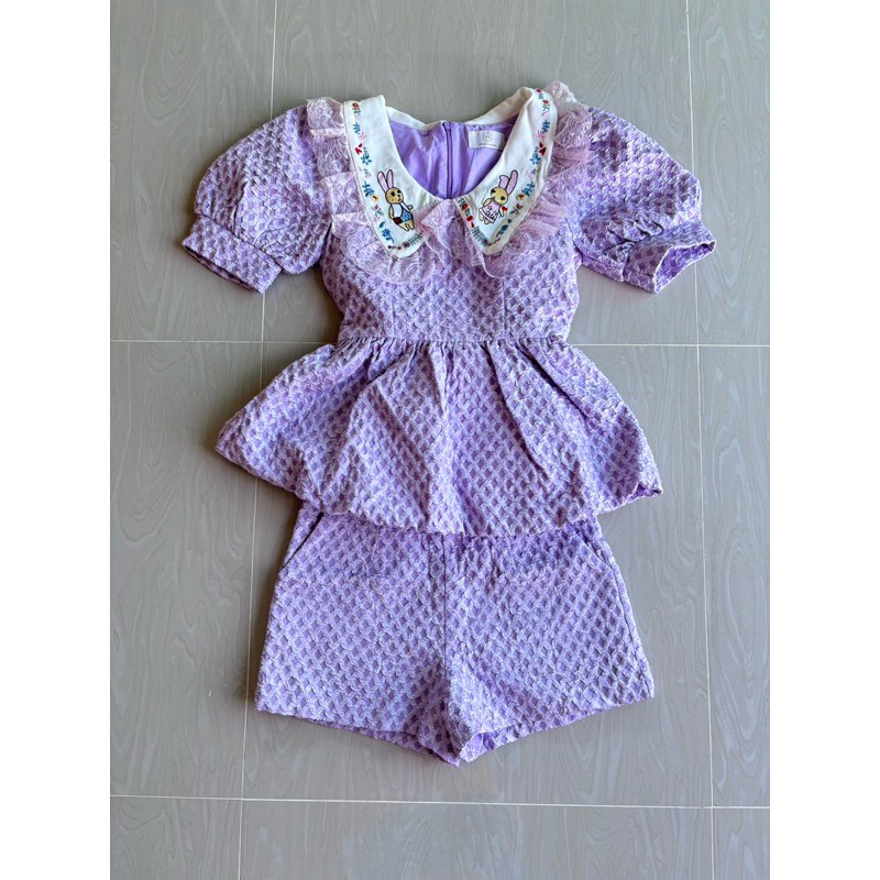 ชุดเซทกางเกงขาสั้นงานป้าย VR signature