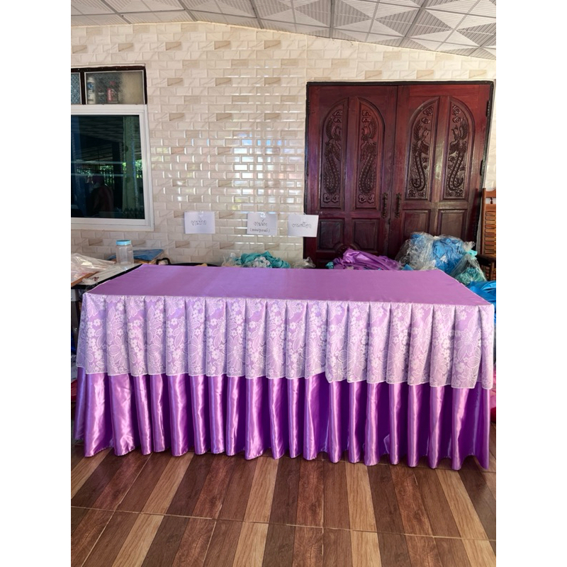 ผ้าคลุมโต๊ะใส่ระบายลูกไม้ แบบสำเร็จรูป - รูปที่ 7