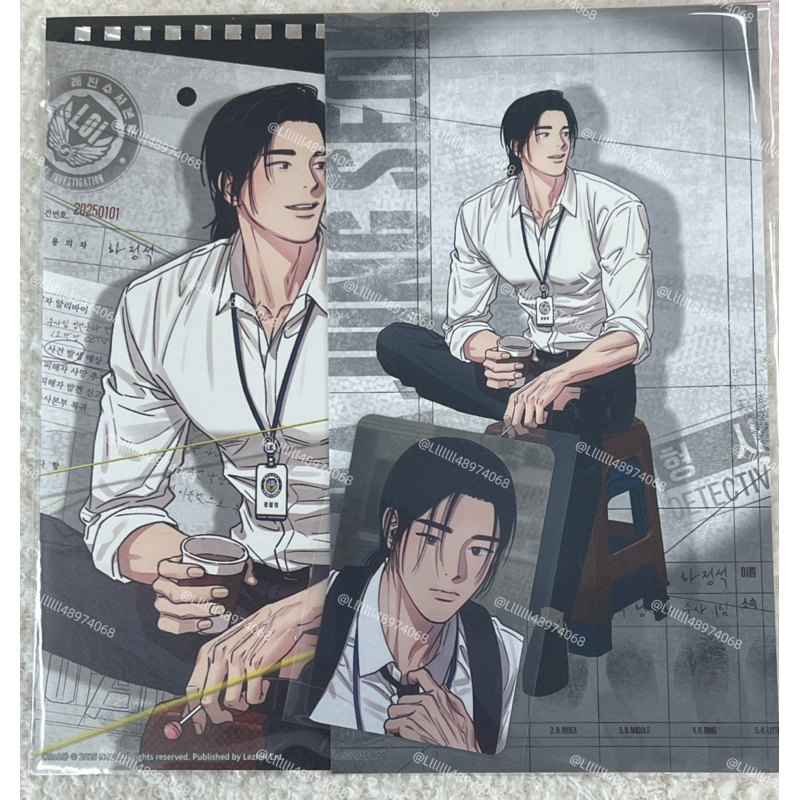 (พร้อมส่ง)โปส+การ์ด+หน้าปฎิทิน Lezhin Season’s Greetings