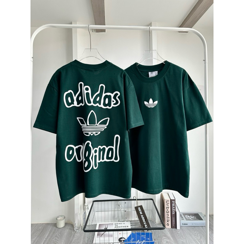เสื้อคอกลมอดิดาสยูนิเซ๊กงานนำเข้าสวยตรงปก สกรีนลายนูน