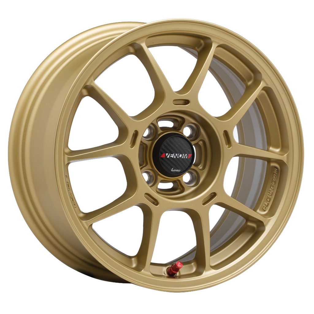 Lenso Wheel Venom V1N ขอบ 15x7.0" 4รู100 ET+35 สีGH ล้อแม็ก เลนโซ่ lenso15 แม็กขอบ15