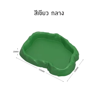 Nomoy pet ถาดใส่อาหาร ถาดใส่น้ำ รูปทรงสวยงาม ขนาดกลาง และ ใหญ่