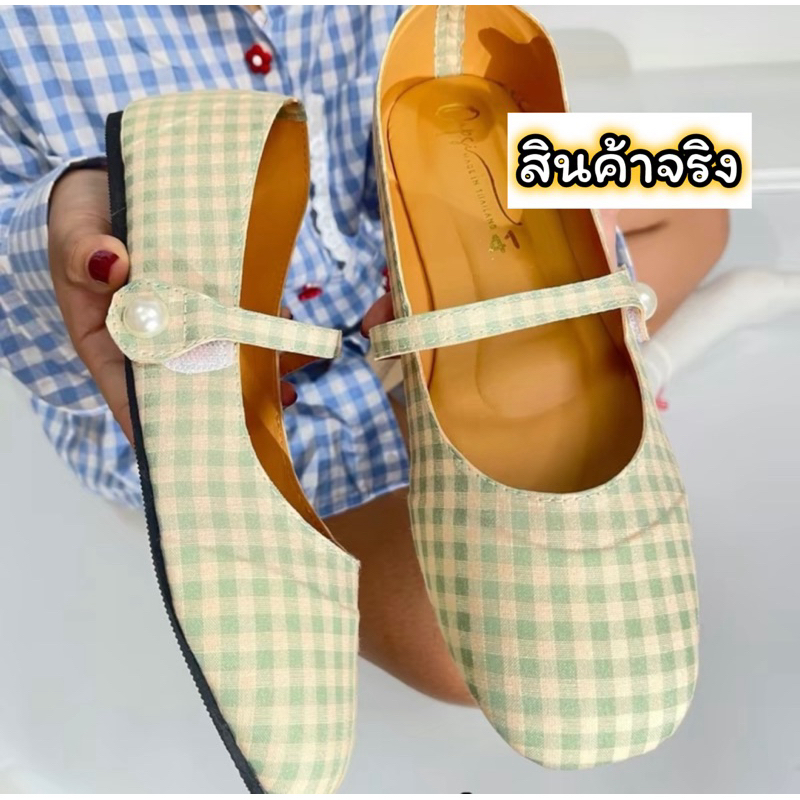 รองเท้าไซส์ใหญ่41-47🍒คัทชูแมรี่เจนสก็อตตารางรุ่นใหม่ล่าสุด🍒 ไซส์ใหญ่พิเศษ 46-47 ก็มานะคะ 🎈🎁พร้อมส่งทุกวันเลยจ้า🚚