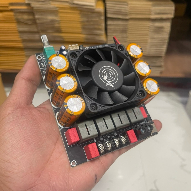 ZK-6002 Wuzhi Audio แอมป์จิ๋ว 2.0 กำลังขับ 600w+600w ที่โหลด2โอห์ม ขับซับวูฟเฟอร์ (พร้อมส่ง)