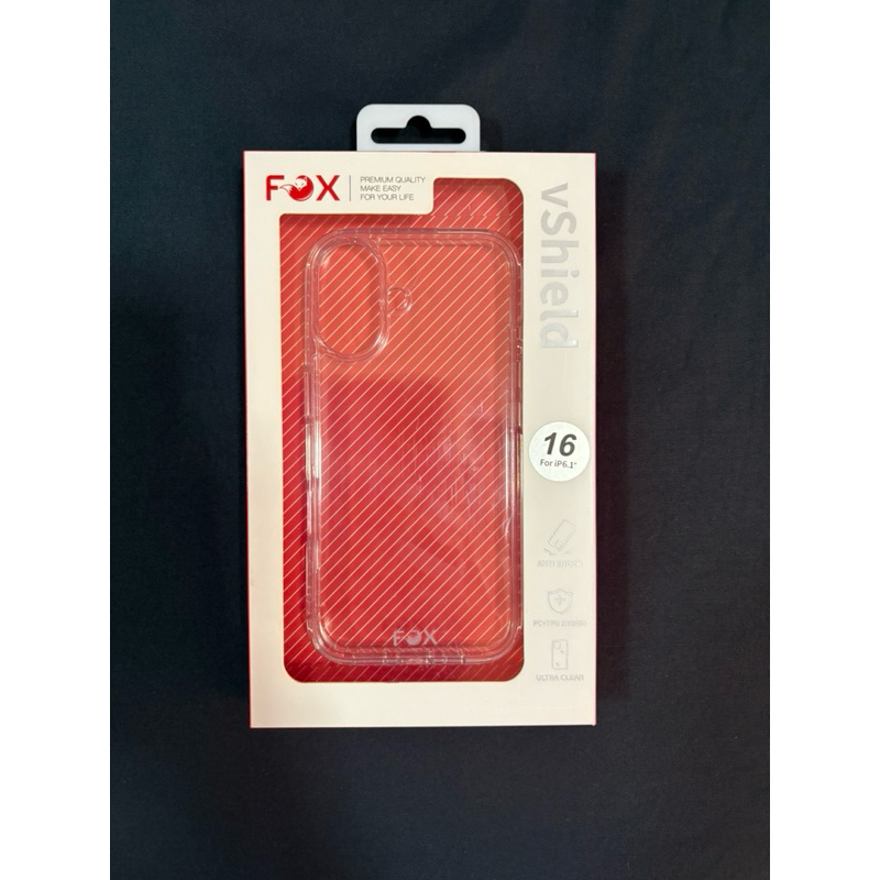 เคส ไอโฟน 16 สีใส แบรนด์ Fox
