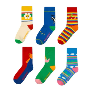 ✅ ขายดี Wiggle Wiggle Pattern Socks ถุงเท้าแฟชั่น สไตล์เกาหลี สวยมีเอกลักษณ์ ใส่ได้ทั้งชายและหญิง
