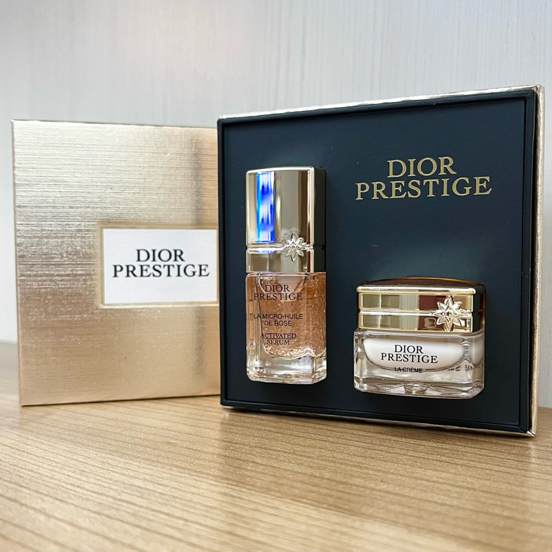 DIOR SET PRESTIGE La Micro Huile De Rose Serum 5ml + Dior Prestige La Creme 5ml