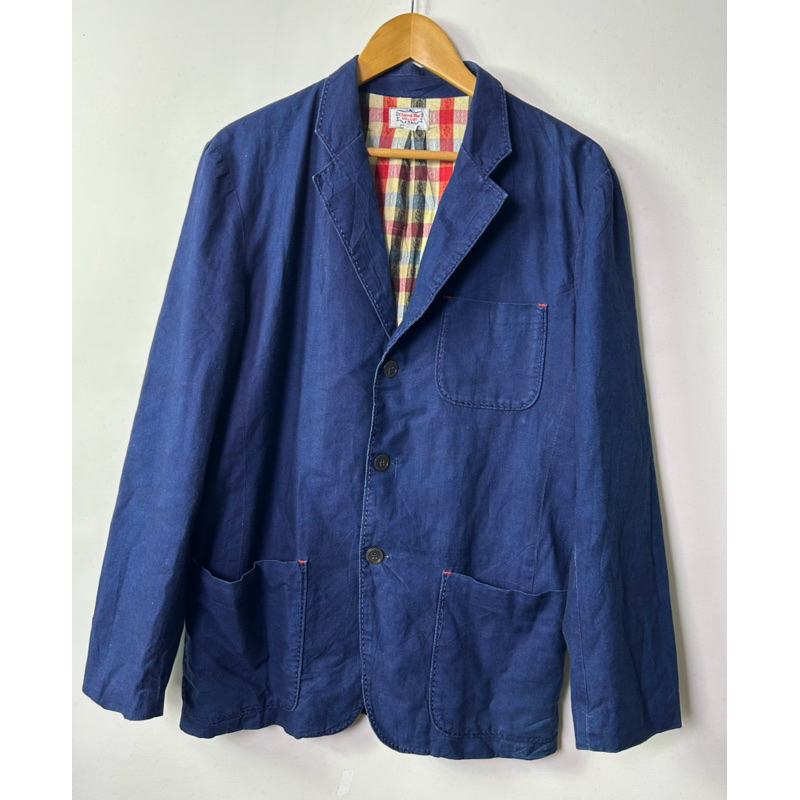 indigo jacket suit chiang mai deluxe gaijin made