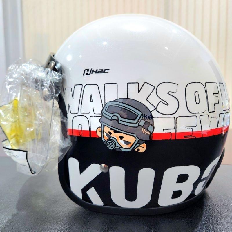 หมวกกันน๊อค POPMART KUBO SPACE แท้ H2C หมวก popmart