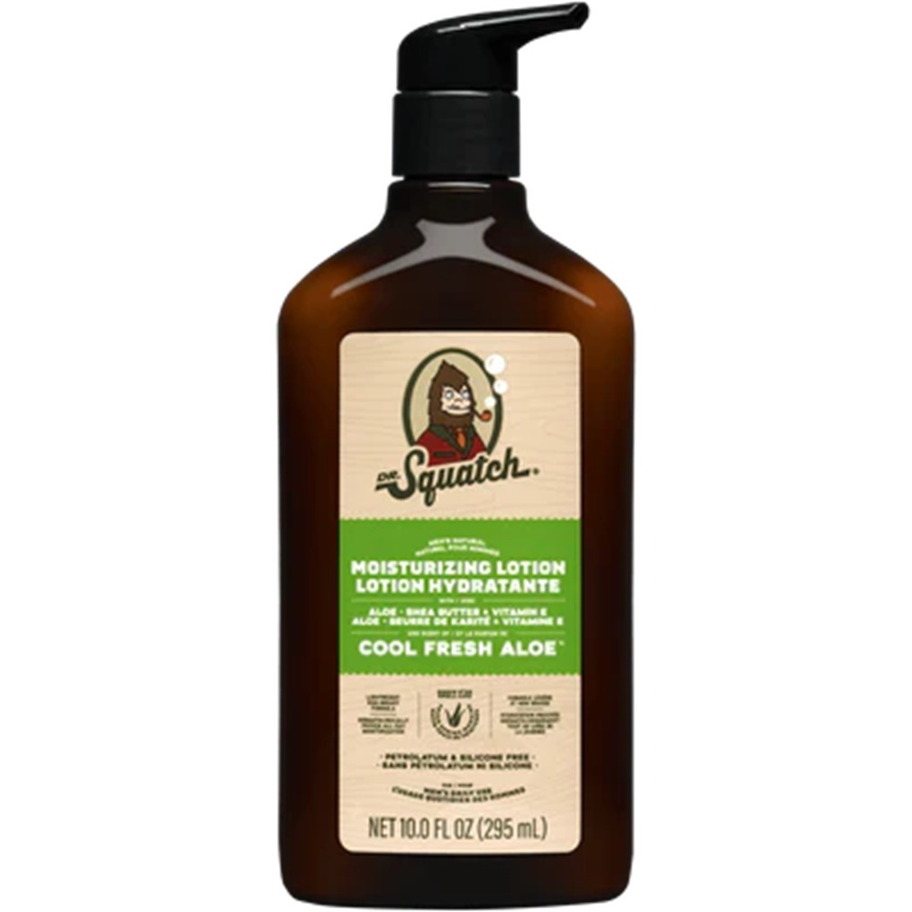 พร้อมส่ง ของแท้ Dr. Squatch Moisturizing Body Lotion 295ml (Cool Fresh Aloe/Wood Barrek Bourbon)