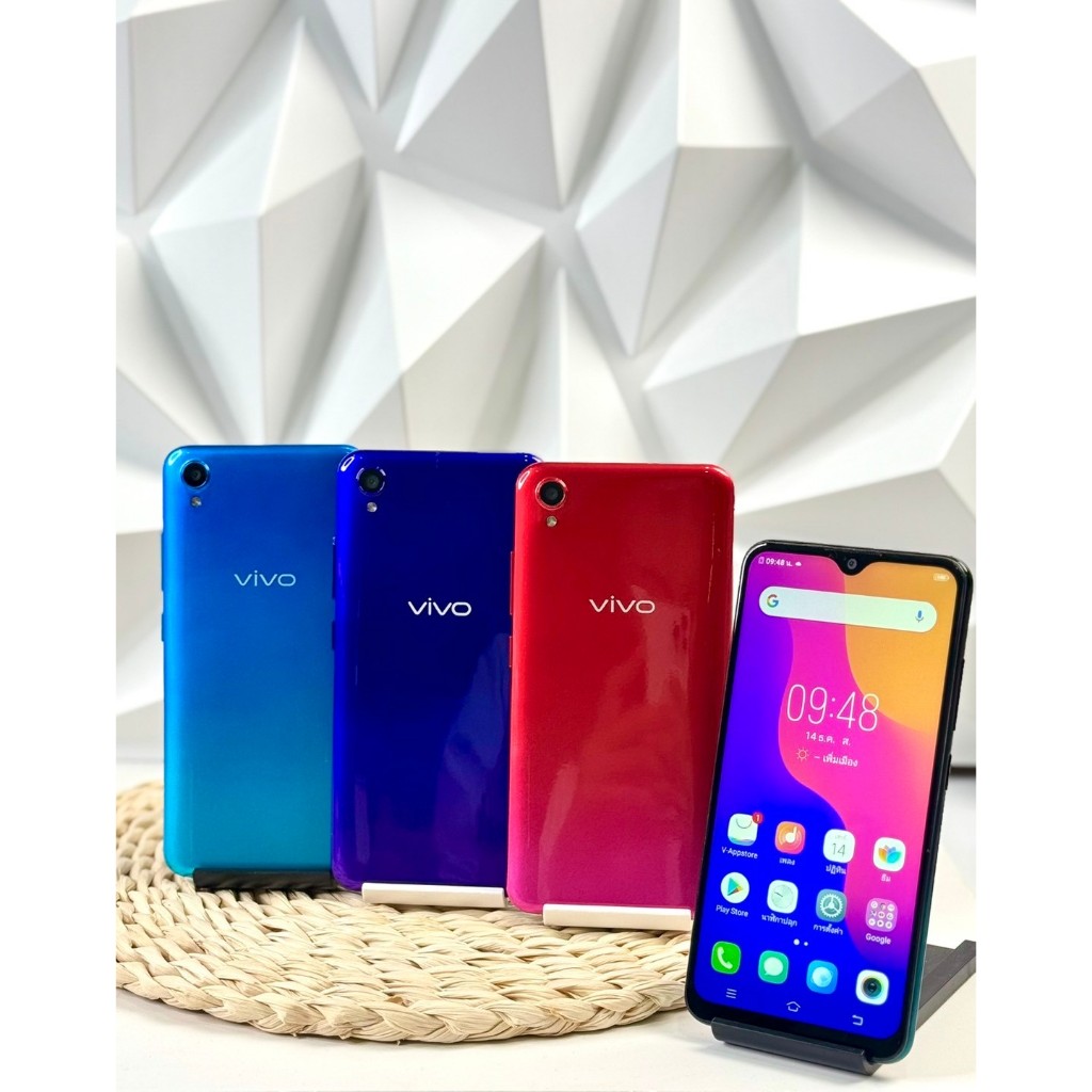 VIVO Y91C หน้าจอ 6.22 นิ้ว แรม 2 รอม 32 แอนดรอยด์ 8.1 สภาพสวยพร้อมใช้งาน (ฟรีชุดชาร์จ)