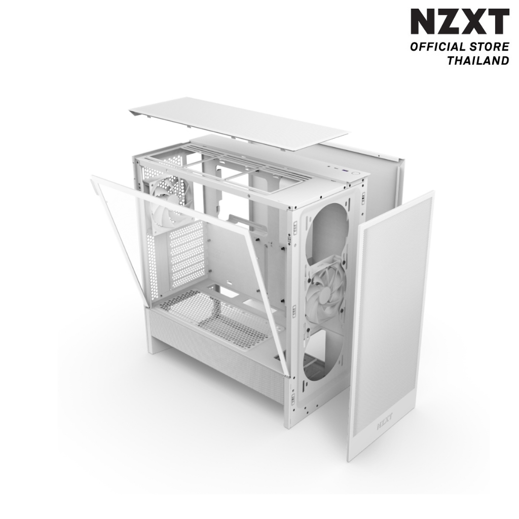 CASE NZXT H5 FLOW (2024) WHITE : CC-H52FW-01