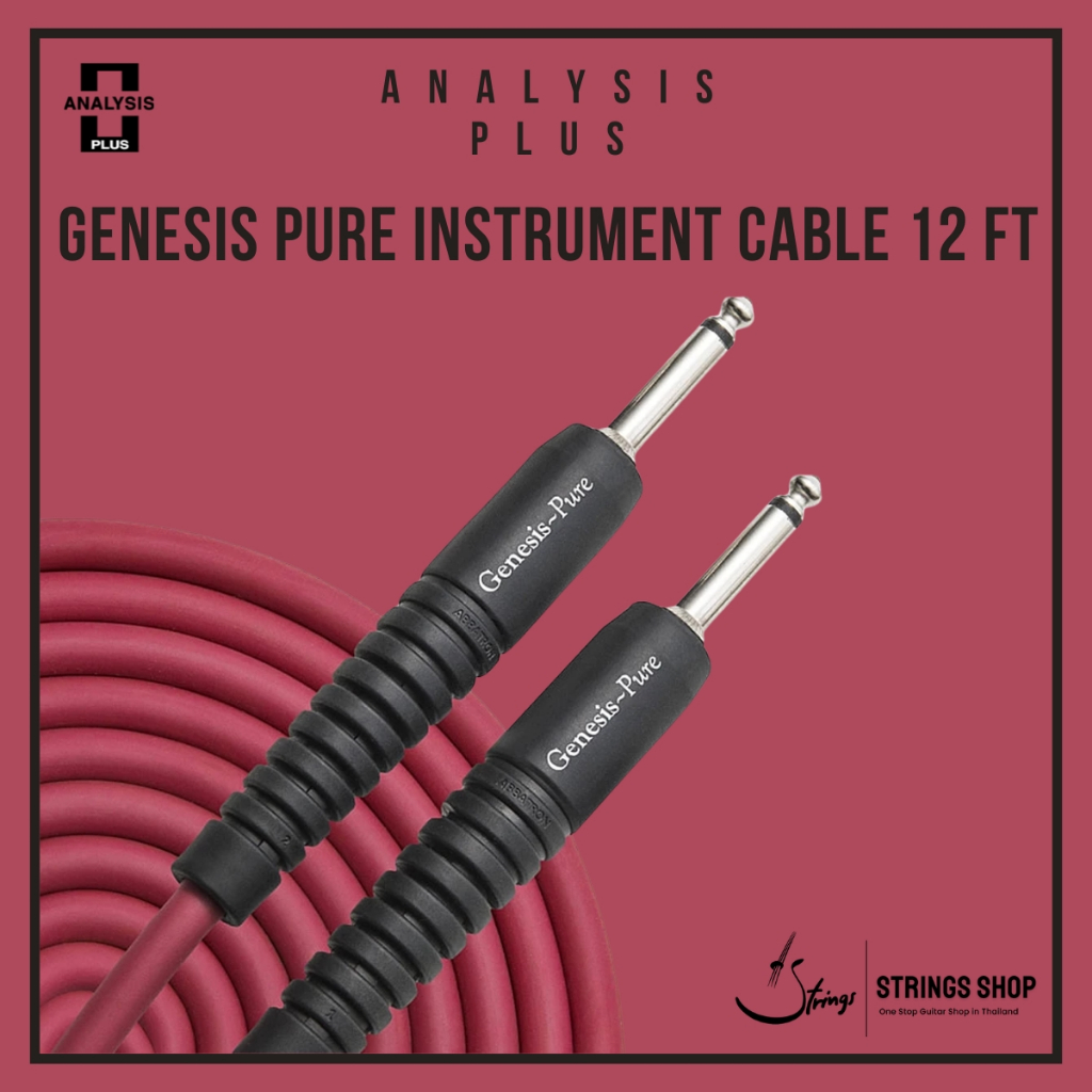 สายเคเบิ้ล Analysis Plus Genesis Pure Instrument Cable 12 ft