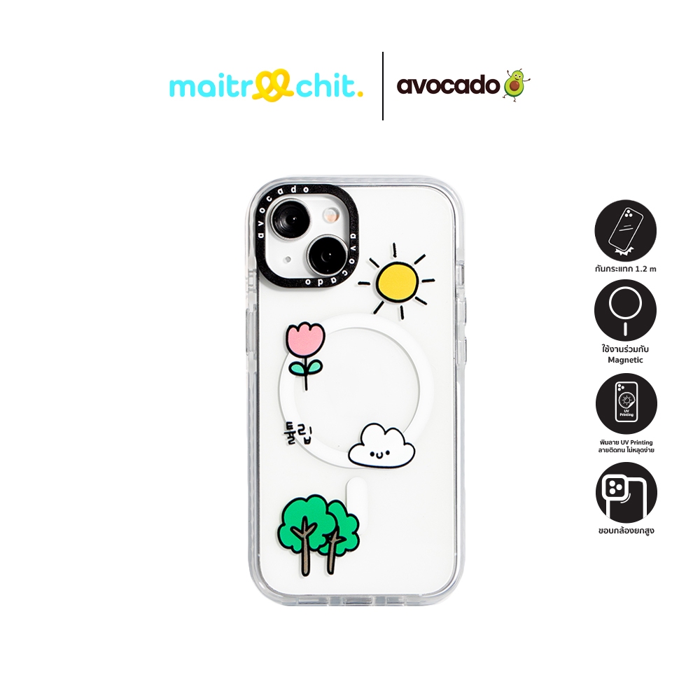Avocado รุ่น Sunny Day เคสสำหรับ iPhone 13/14