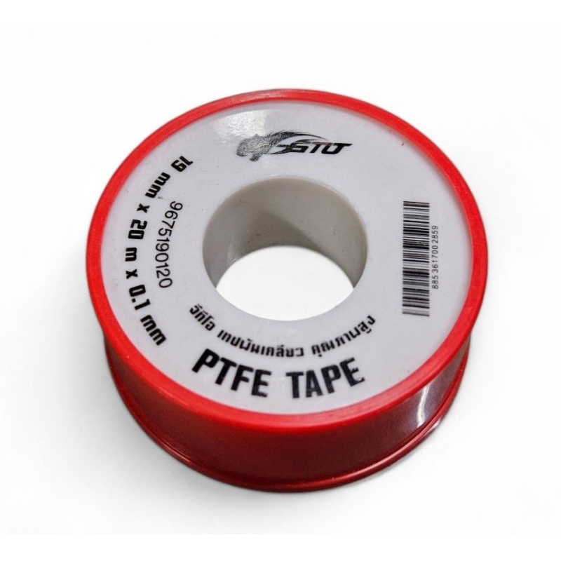 GTO เทปพันเกลียว 19MM X 20 เมตร X หนา 0.1MM *ราคาต่อ1 ม้วน 9675190120 จีทีโอ