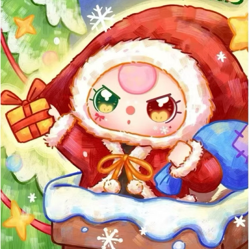 พร้อมส่งในไทย เบบี้ทรี 400% รุ่นคริสมาส Baby THREE BABY 3 ปี 400% 2nd Generation Christmas Series กล่องสุ่ม เลือกตัว