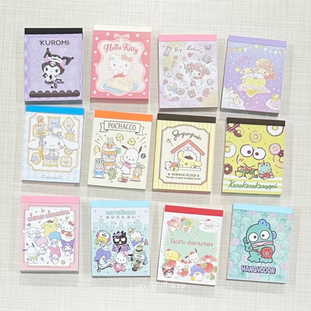 สมุดฉีก ปกพลาสติก ลายการ์ตูน ขนาด 68x88mm