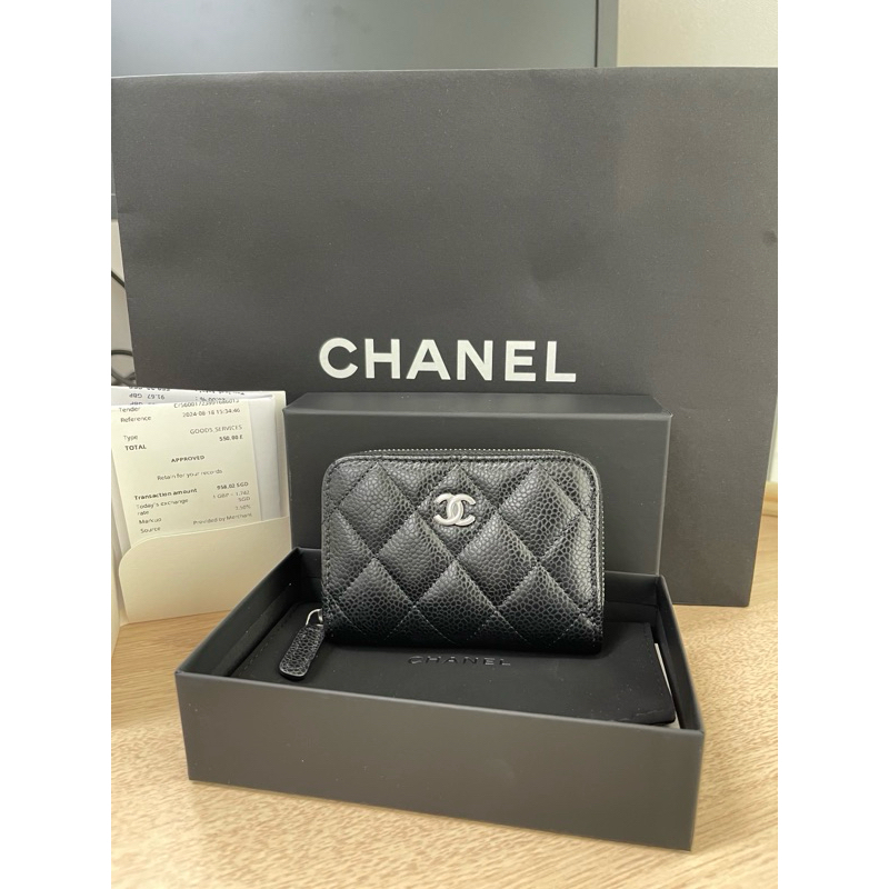 Chanel Classic Zipped Coin Purse มือสอง