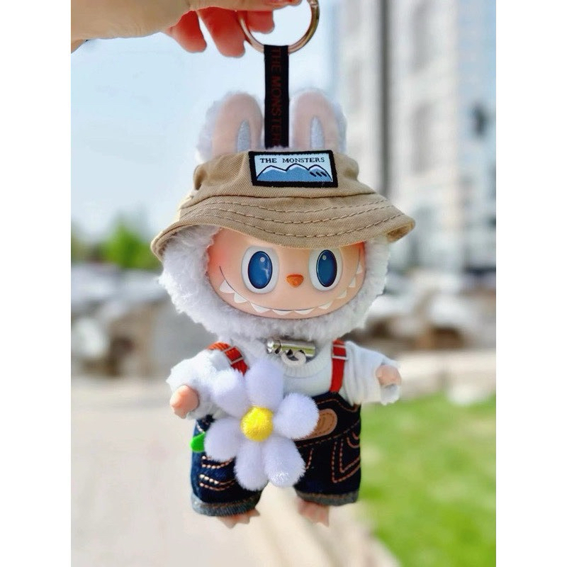🍀สินค้าพร้อมส่ง24ชม🇹🇭ใช้โค้ดลด30%ได้⚡️POP MART LABUBU THE MONSTERS FALL IN WILD 🍀พวงกุญแจ(17cm)บู้ชาวสวน แท้100%