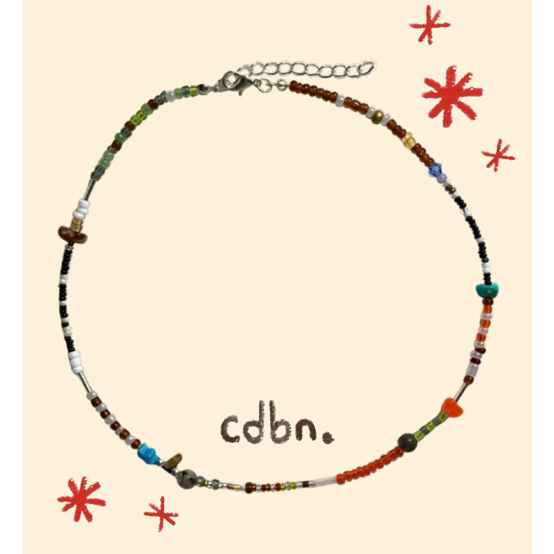 Necklace | สร้อยคอลูกปัด 🪨🦊🪺