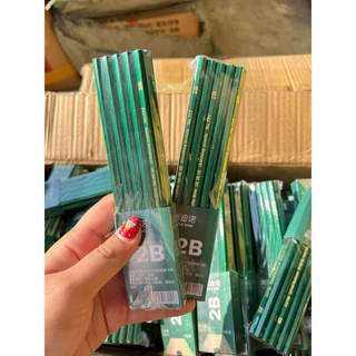 🔥พร้อมส่ง🔥 ยกแพค*10ชิ้น*ดินสอไม้ 2B ดินสอวาดรูป สำหรับนักเรียน ดินสอ