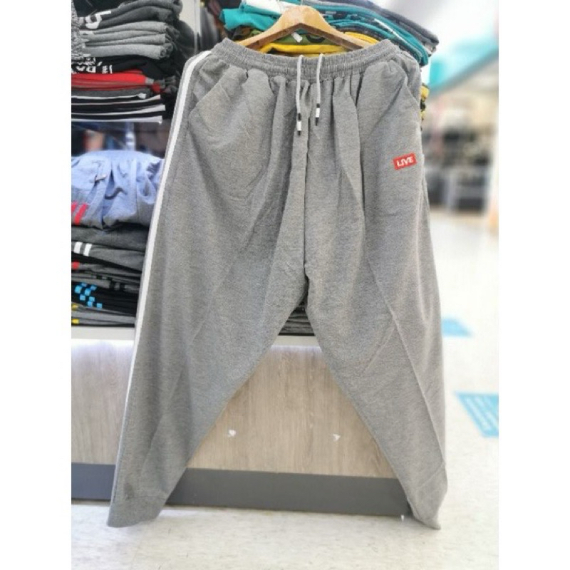 กางเกงขายาวBigsize มีแถบข้างขนาดฟรีไซต์ใหญ่​ 9XL 6XL เอว30-60นิ้ว