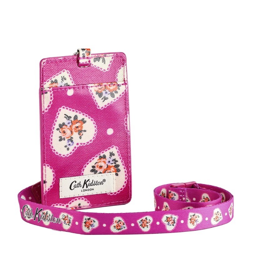 Cath Kidston Set Lanyard Lace Hearts Pink