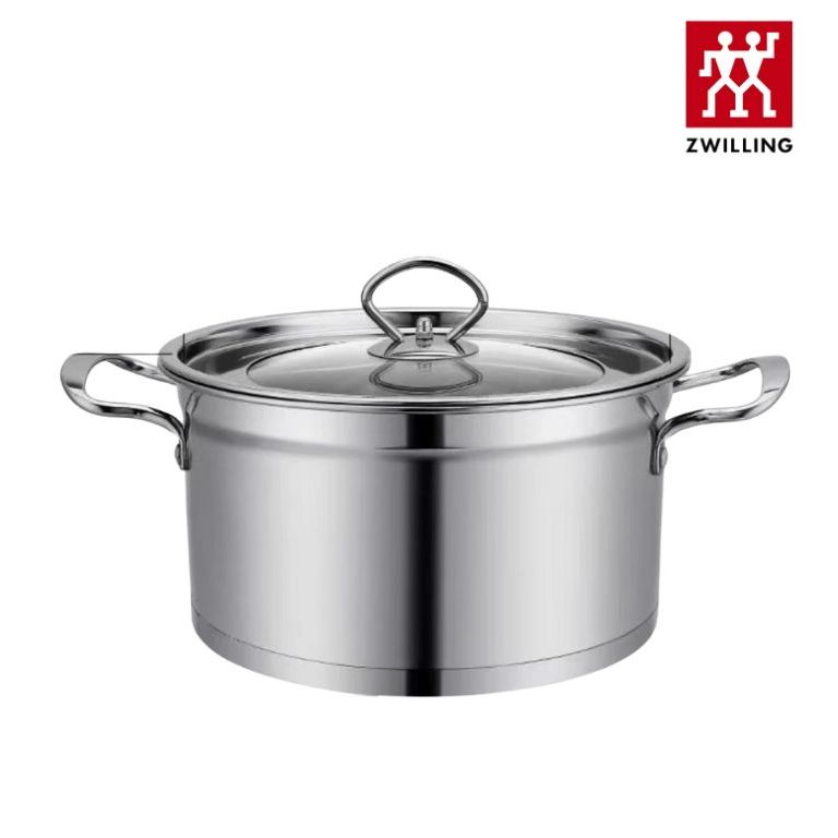 ZWILLING® TWIN NOVA หม้อสแตนเลส เครื่องครัว สแตนเลสหนา แข็งแรง คงทน มีฝาปิด สแตนเลส 20cm, 2.5L