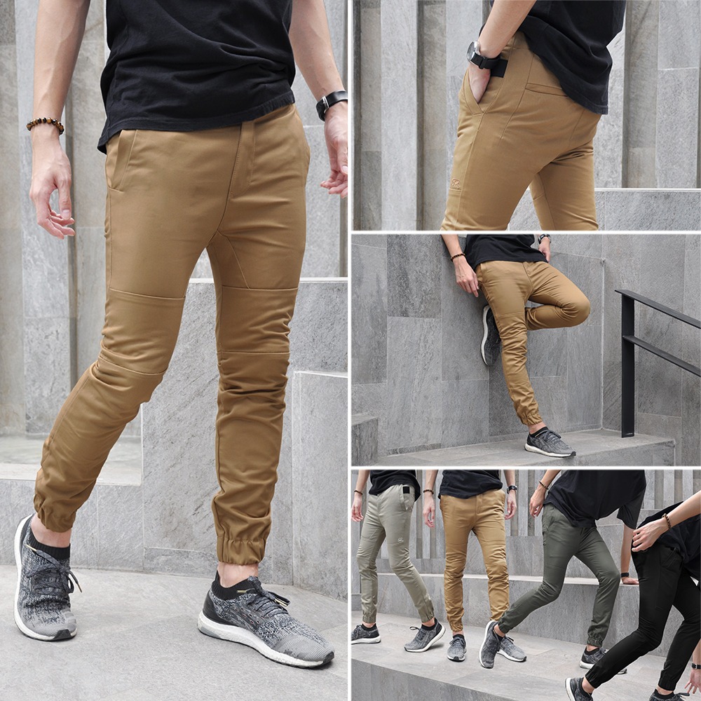 Simple&Raw - Sk823 JasonJogger (Brown)