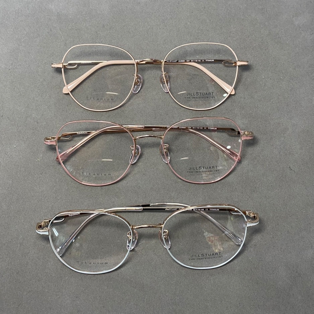 JILL STUART กรอบแว่นสายตา รุ่น JL33051 C01 C04 C08 [Acetate & Metal/β-Titanium] สายตาสั้น สายตายาว ส