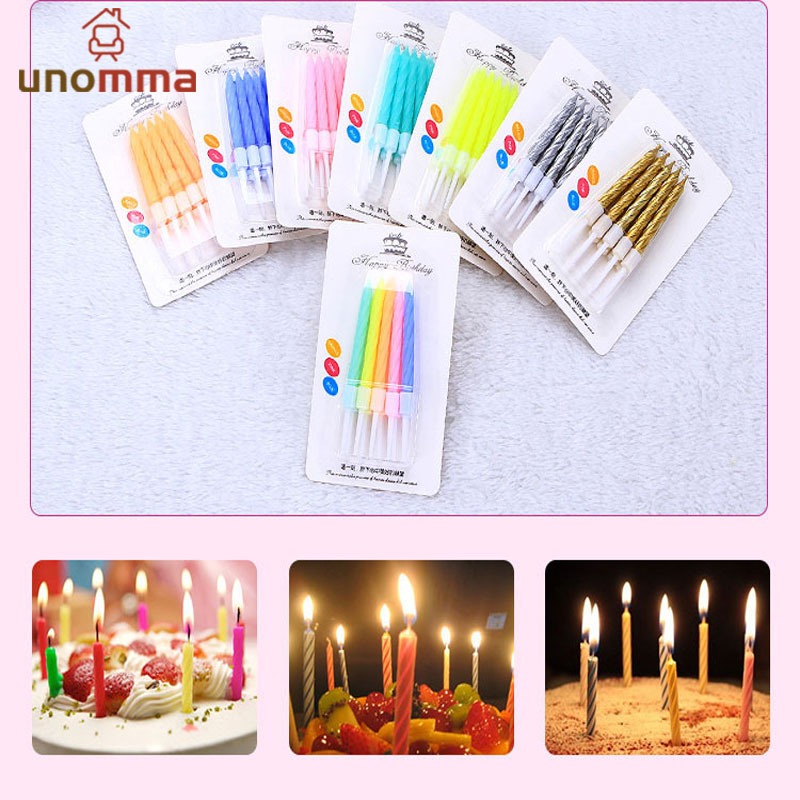 🎈เทียนวันเกิด เทียนเเฟนซี เทียนปักเค้กวันเกิดแฟนซี unomma