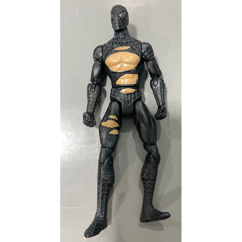 Toy Biz Black Spider-man marvel action figure 1/12 toybiz