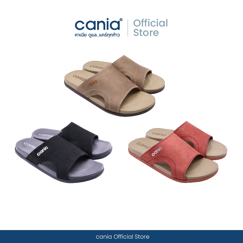 cania คาเนีย รองเท้าแตะ สวม ผู้ชาย CM12112 Size 40-46