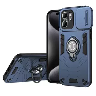 เคสกันกระแทก แม่เหล็กส ไลด์กล้อง ใช้สำหรับ iNfinix Smart9 Smart8 / iNfinix Hot50i Hot40i ขาตั้ง อินฟินิกซ์ Smart9