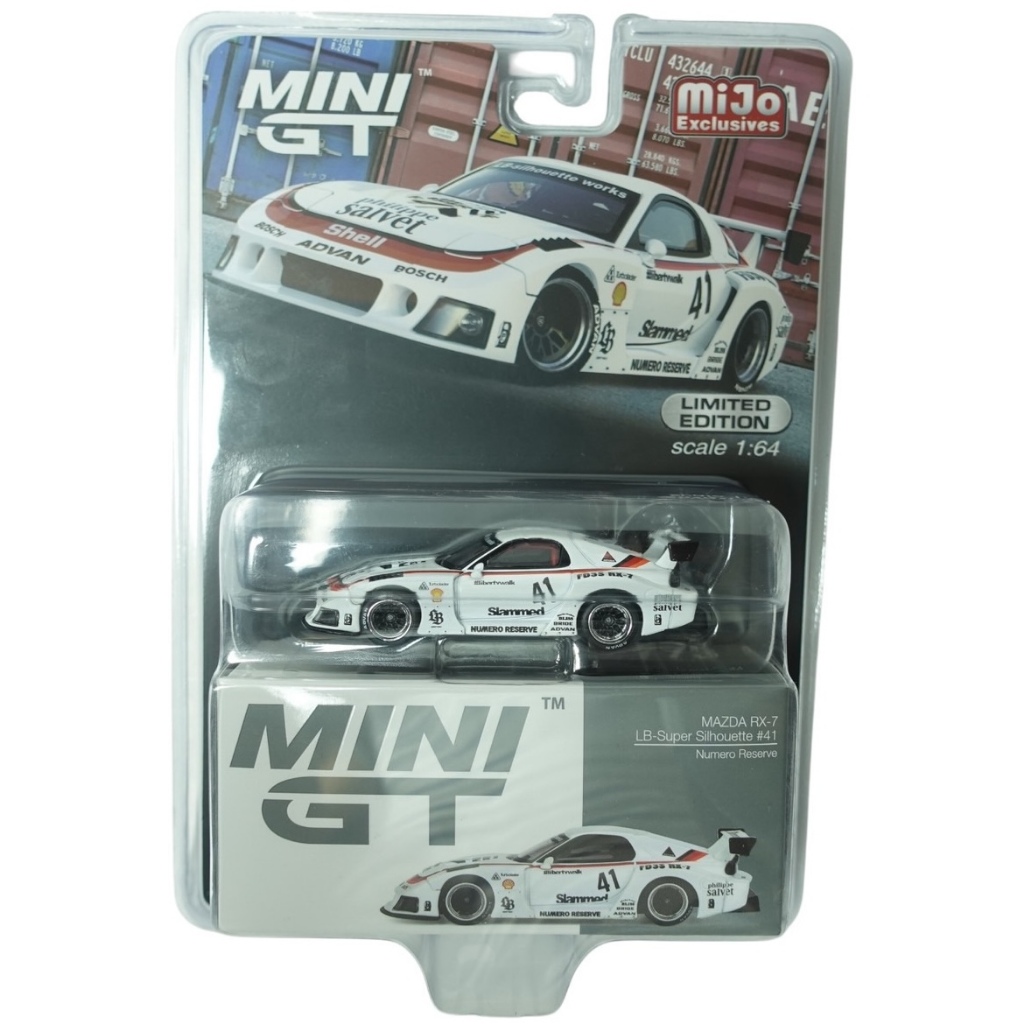 MINI GT No.773 miJo Exclusive MAZDA RX-7 LB-Super Silhouette #41 Numero Reserve MGT00773 / Blister Packaging MGT00773-BL