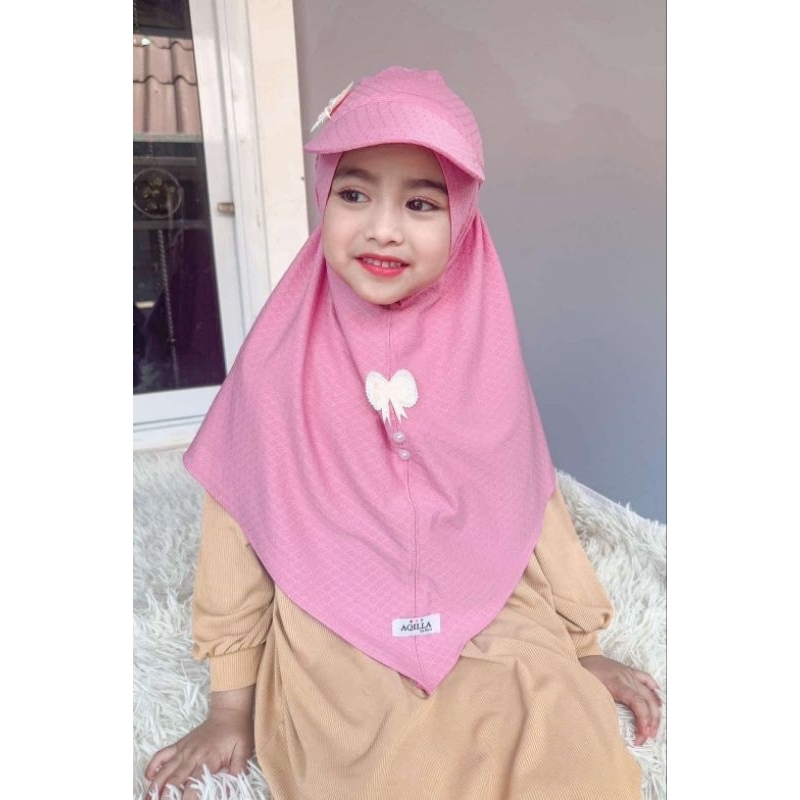 ผ้าคลุมสวมสำเร็จเด็ก รุ่น 𝟐 𝐢𝐧 𝟏 (โบว์ใหญ่)🌷💖