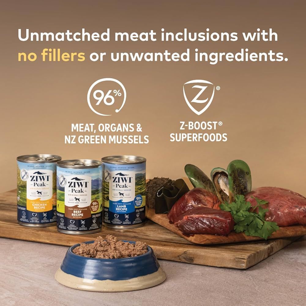ZIWI PEAK อาหารสุนัขแบบเปียก ขนาด 170 กรัม ไร้ธัญพืช ไร้สารเคมี ปริมาณเนื้อ 91% - รูปที่ 6