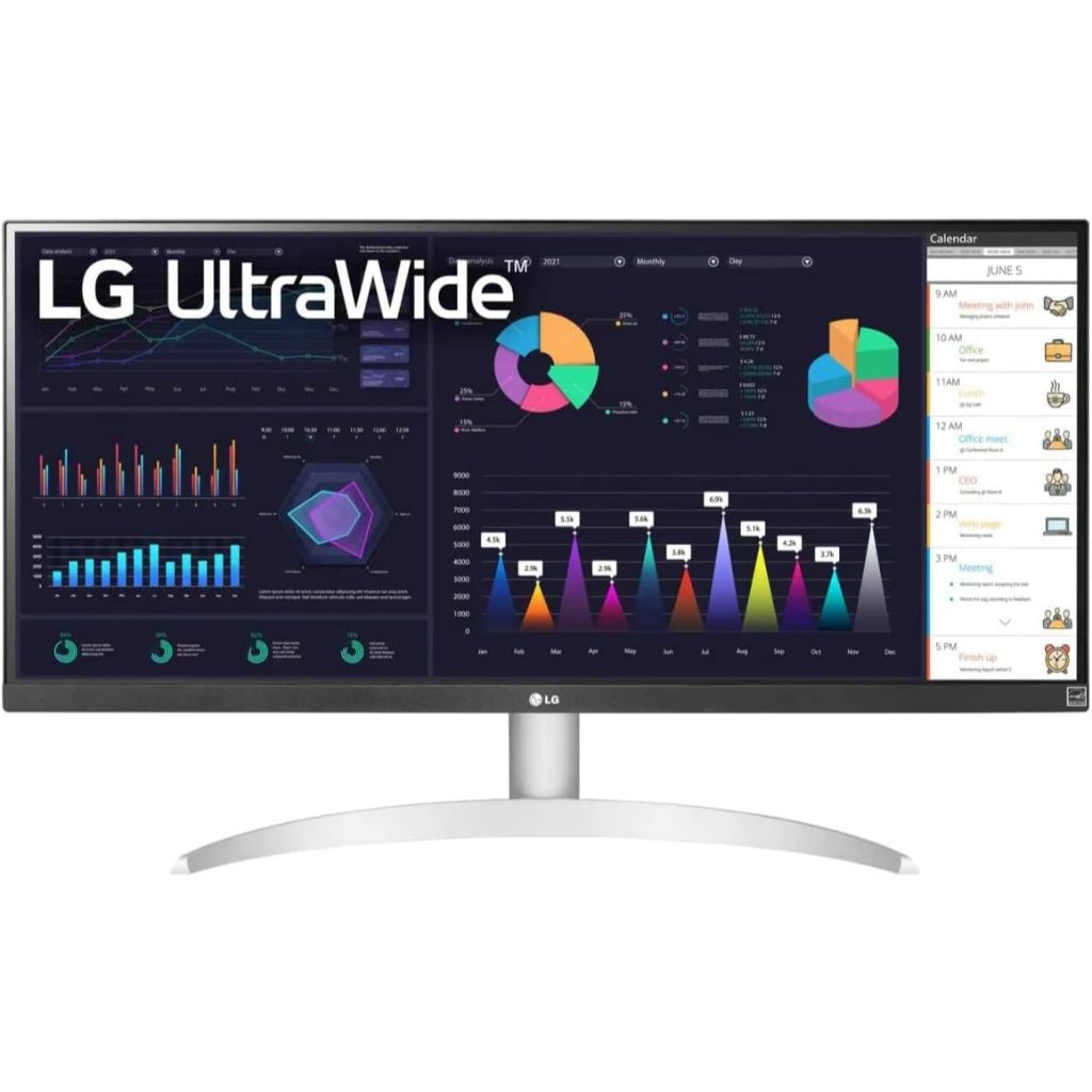 LG UltraWide Monitor 29WQ600-W | 29" FHD | IPS | 100Hz | (จอคอมพิวเตอร์)