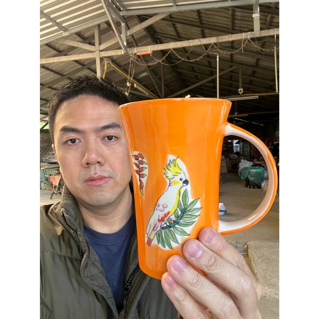 แก้วทรงสูงปากกว้าง เซรามิก แก้วเซรามิก ขนาด6x4นิ้ว หรือ 550ml หรือ 18.59oz ลายกวาง ออกใบกำกับภาษีได้ รหัส121624 - รูปที่ 2